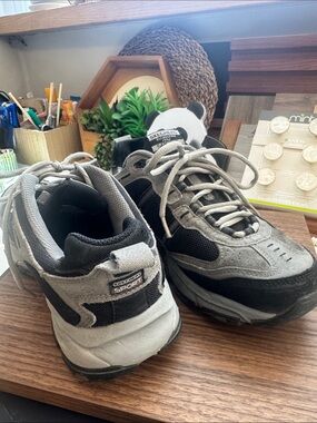 Skechers Gray and Black Athletic Sneakers